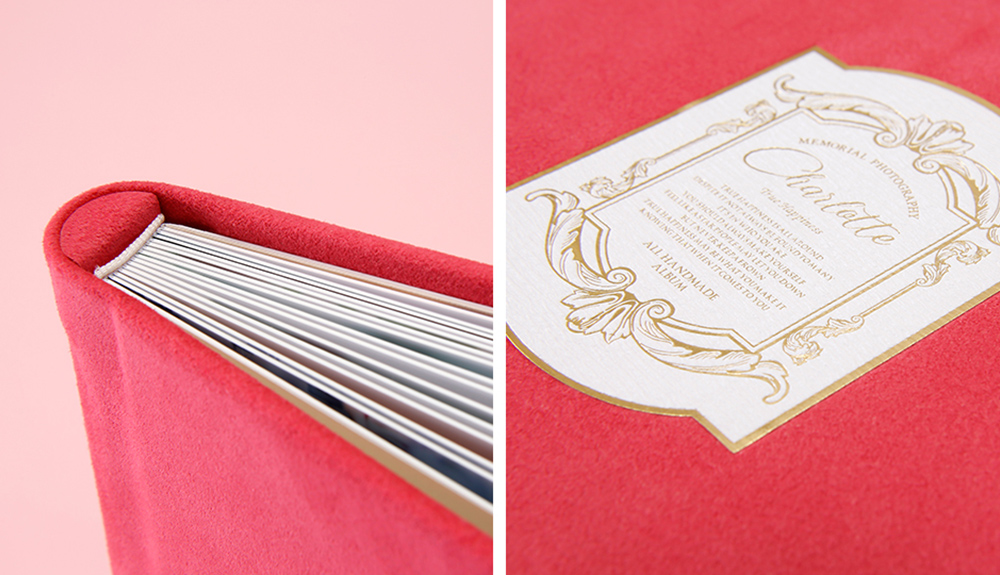 データ持ち込みでアルバム制作ができるウェディングアルバム、「天使のアルバム」シャルロットのイメージ画像