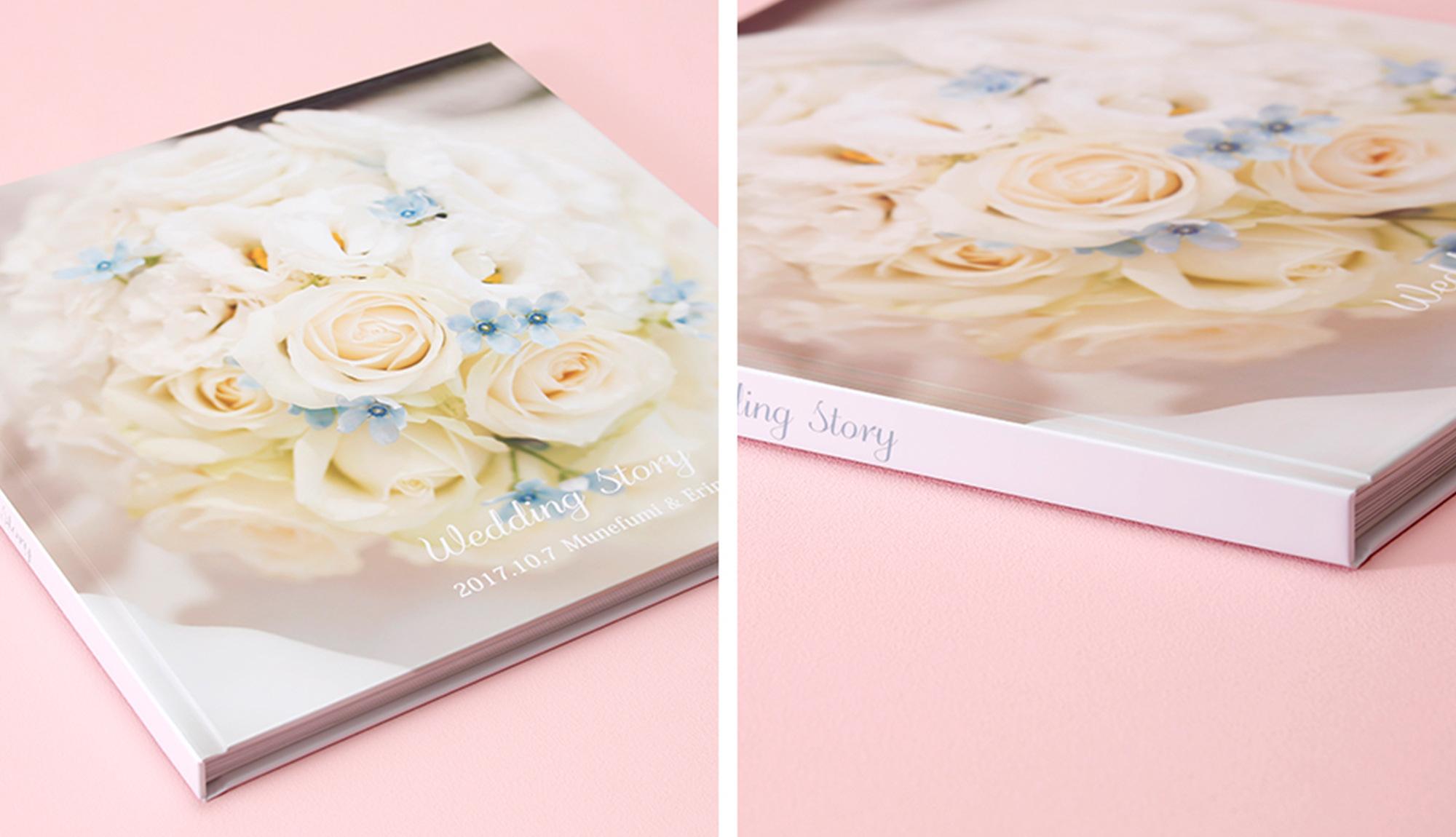 データ持ち込みでアルバム制作ができるウェディングアルバム、「天使のアルバム」フェリーチェのイメージ画像