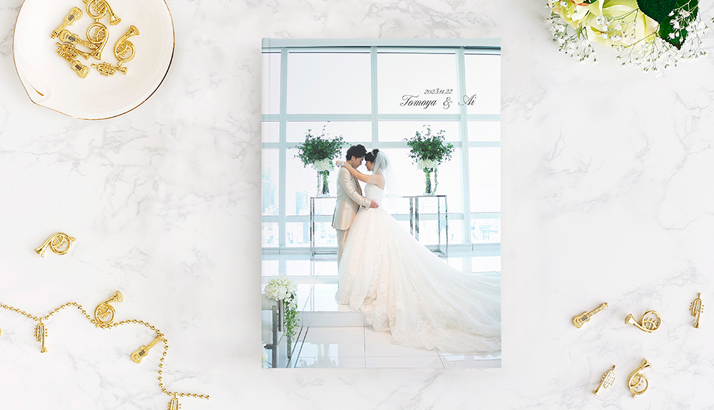 データ持ち込みでアルバム制作ができるウェディングアルバム、「天使のアルバム」ルチアのイメージ画像